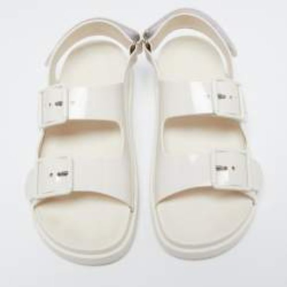 GUCCI Women's Sandal With Mini Double G In White Size: 7 - Picture 1 of 11